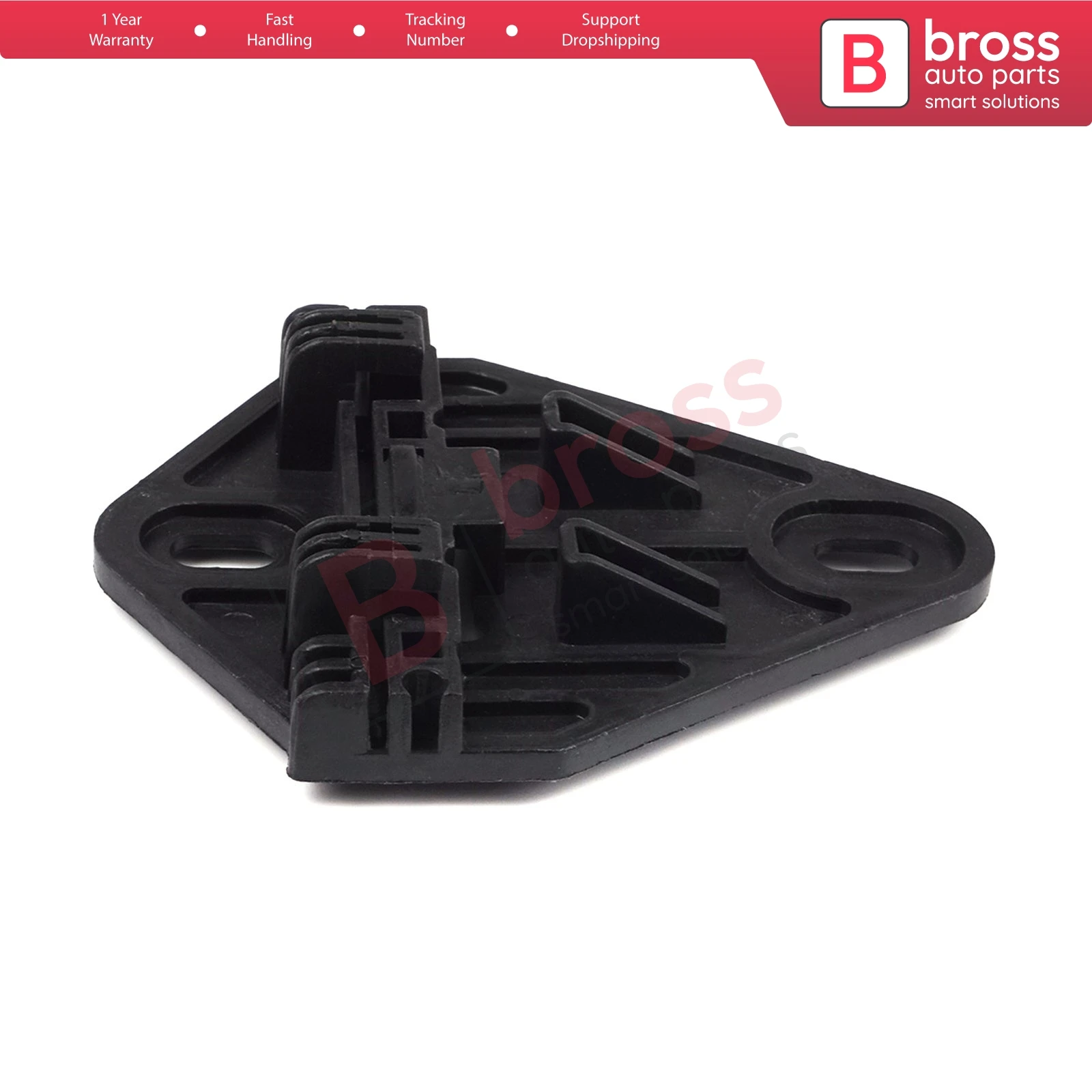 Bross Auto Parts BWR115 Electrical Power Window Regulator Clip, rear Left Door for Renault Megane 1 1996-2003 Made in Turkey