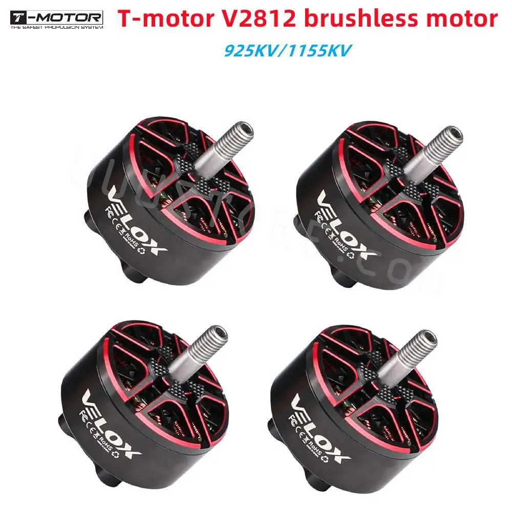 

1/2/4 PCS T-motor V2812 925KV/1155KV brushless motor suitable for 7~8 inch drone motor base 19*19mm FPV UAV model airplane