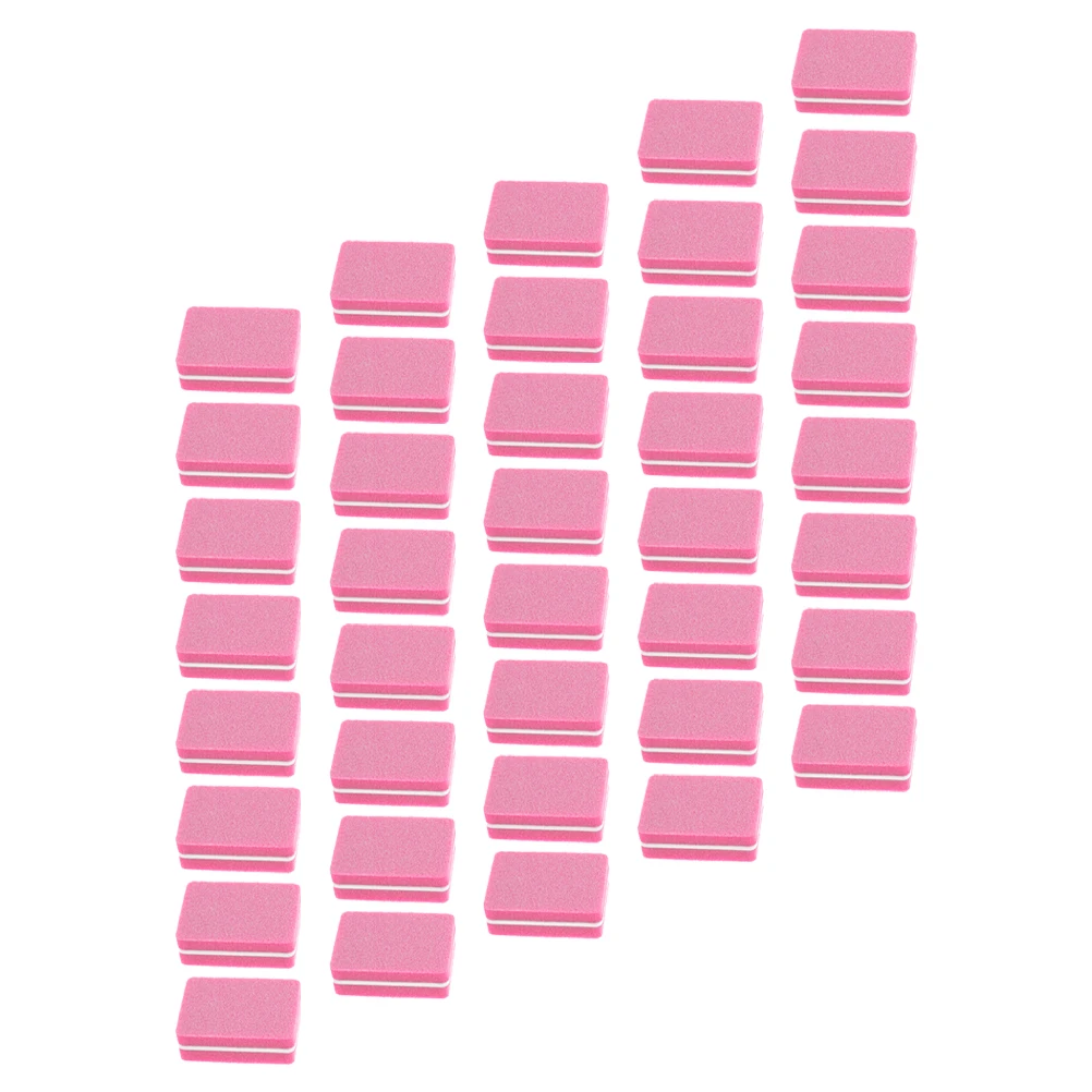 

100pcs Mini Sponge Nail Files EVA Material 4 side Polishing Tools Lightweight Portable Manicure Pedicure Nail Art Salon Use