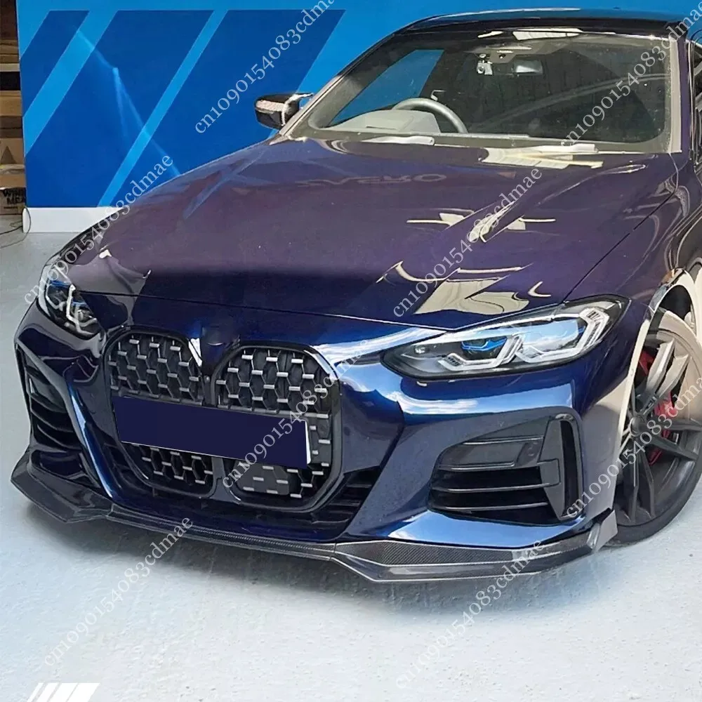 المصد الأمامي الشفاه الفاصل لسيارات BMW 4 Series G22 كوبيه G23 كابريو 402i 430i 440i M TECH M SPORT 2020-2025 المفسد طقم الجسم ضبط #2