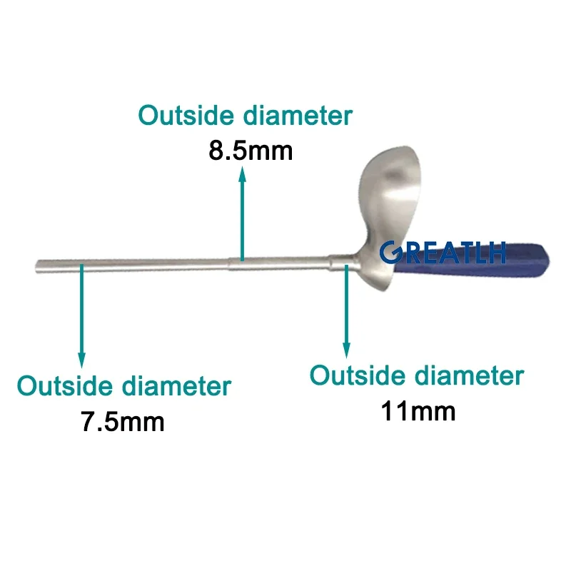 Imagem -03 - Osso Enxerto Funil Push Rod Cirurgia Ortopédica Instrumento Pet