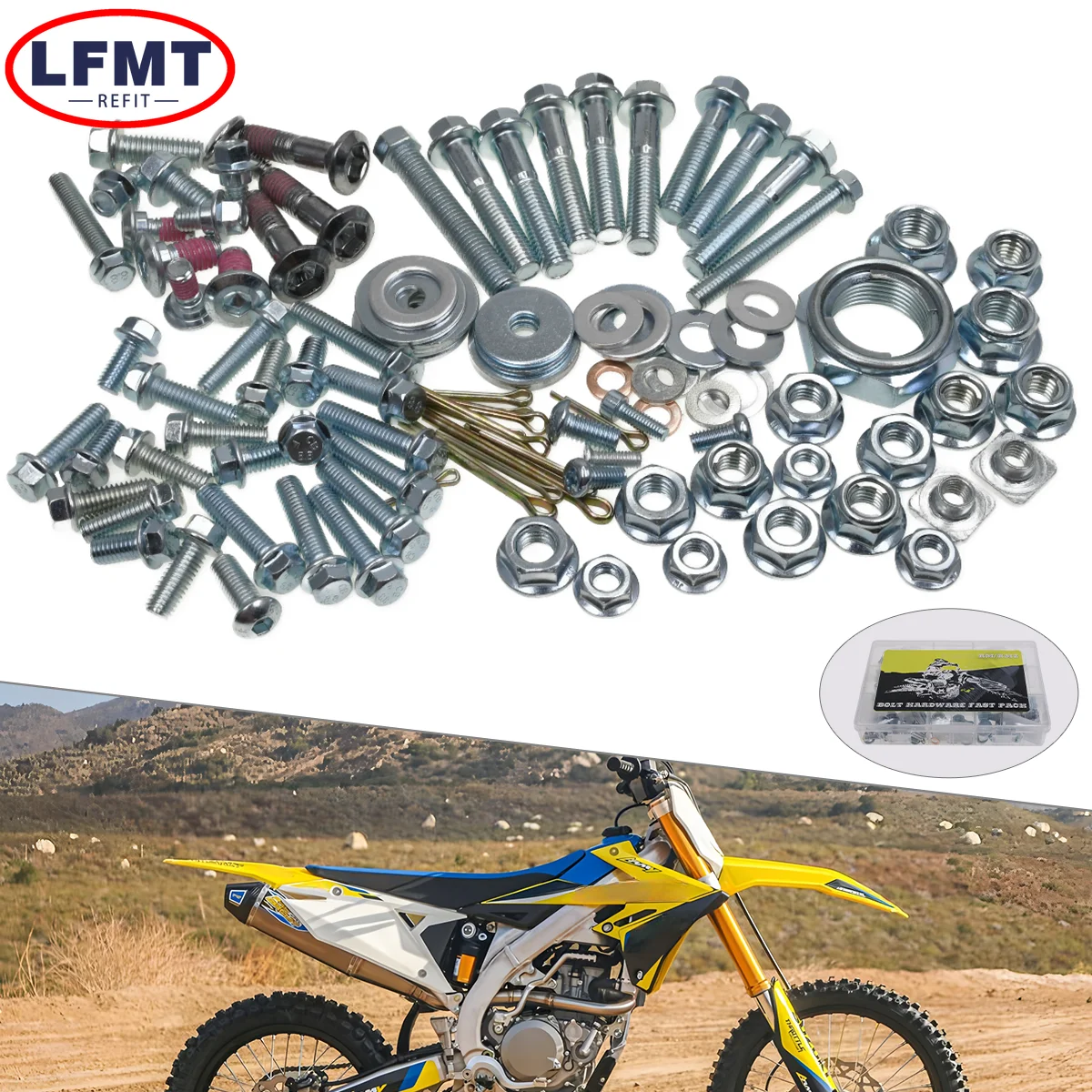

Motocross Hardware Bolt Full Plastics Fastener Kit For Suzuki RM RMZ RM125 RM250 RMZ250 RMZ450 2003-2025 Motorcycle Accessories