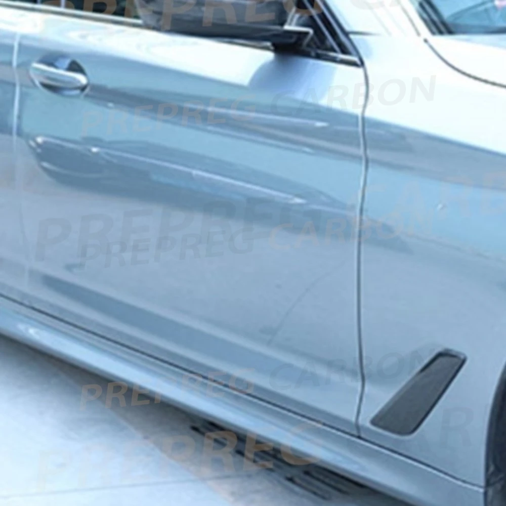 

Carbon Fiber Fender Side Air Vent Outlet Cover Trim For BMW 5 Series G30 G31 2017-2019 Car Styling Decorative Sticker