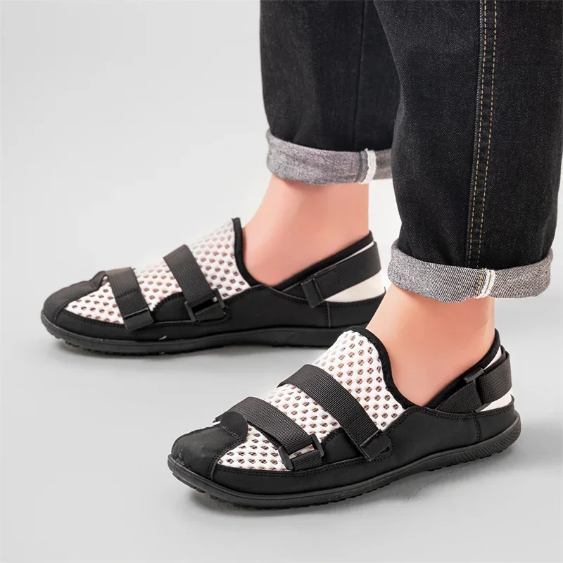 

Новая уличная многофункциональная прогулочная обувь для мужчин с большой дышащей сеткой и удобным слоем для повседневного спорта