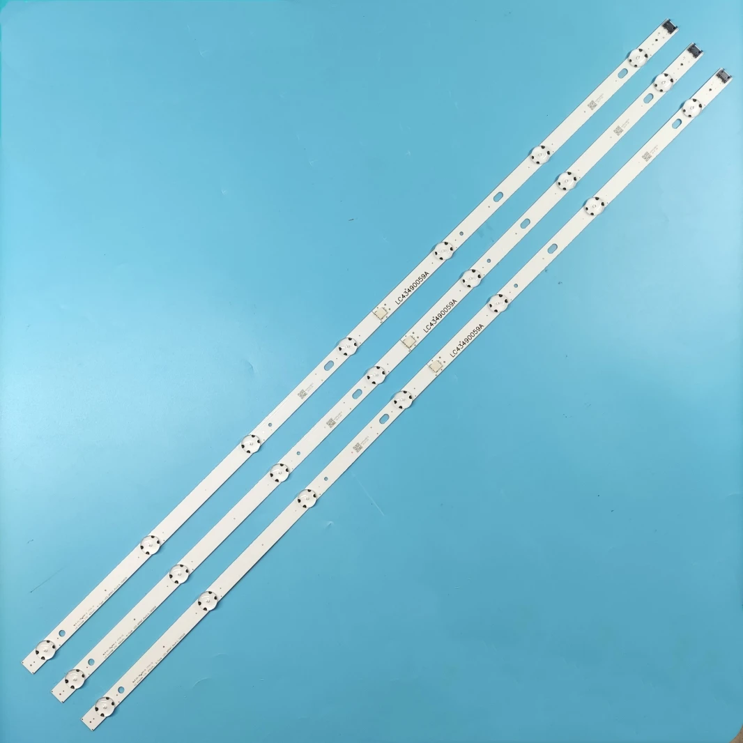 

Новые 3 шт. 7LED 83 см светодиодная лента для 43UK6300PLB 43UJ634V 43LJ61_FHD_L LC 43490059 LC 43490058 A Innotek 17Y 43inch_A LC 43490074 A