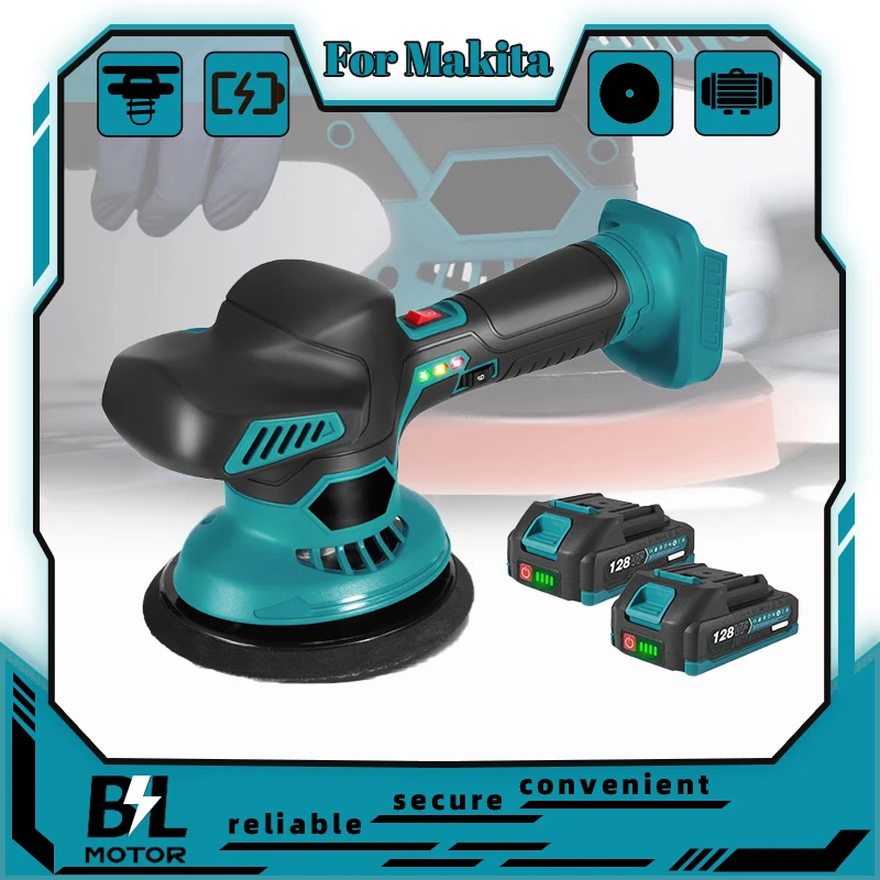 

Electric Rotary Car Polisher 7000RPM 6 GearAutomobile Polishing Sealing Glaze Application For Makita 18V Battery Pin