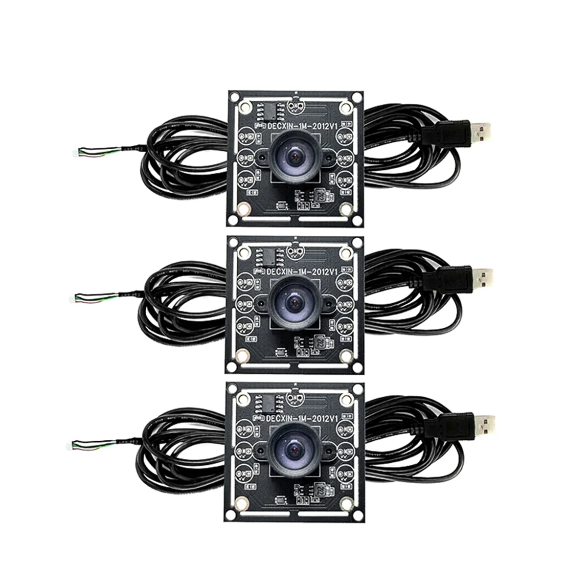 

3PCS 100 Degree Camera Module 1MP OV9732 1280x720 USB Free Driver Manual Focus, with 2 Meter Cable for WinXP/7/8/10