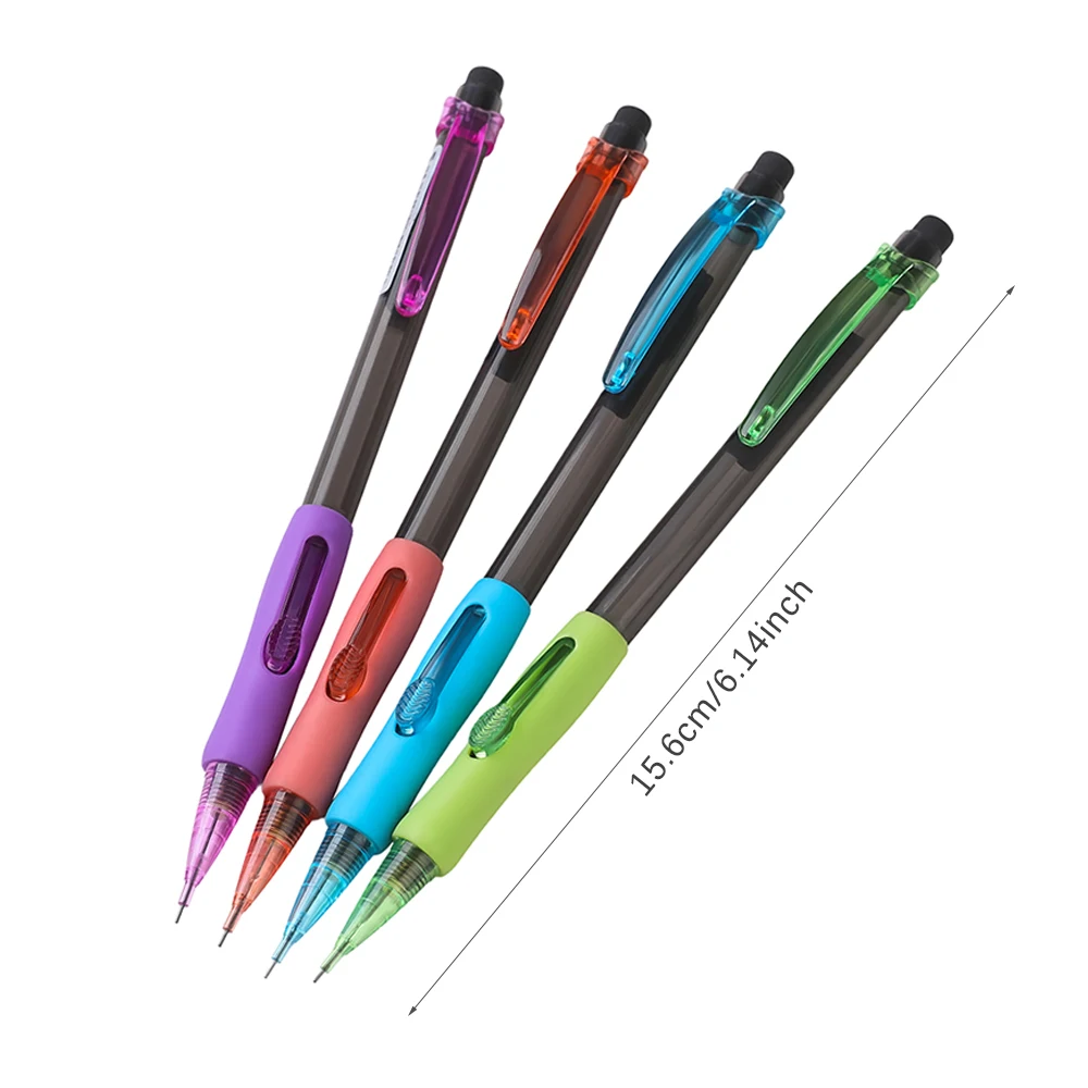 8Pcs/Set 0.5/0.7/0.9mm Plastic Mechanical Pencil Smooth Writing Drawing Automatic Pencil Office School Stationery Supplies