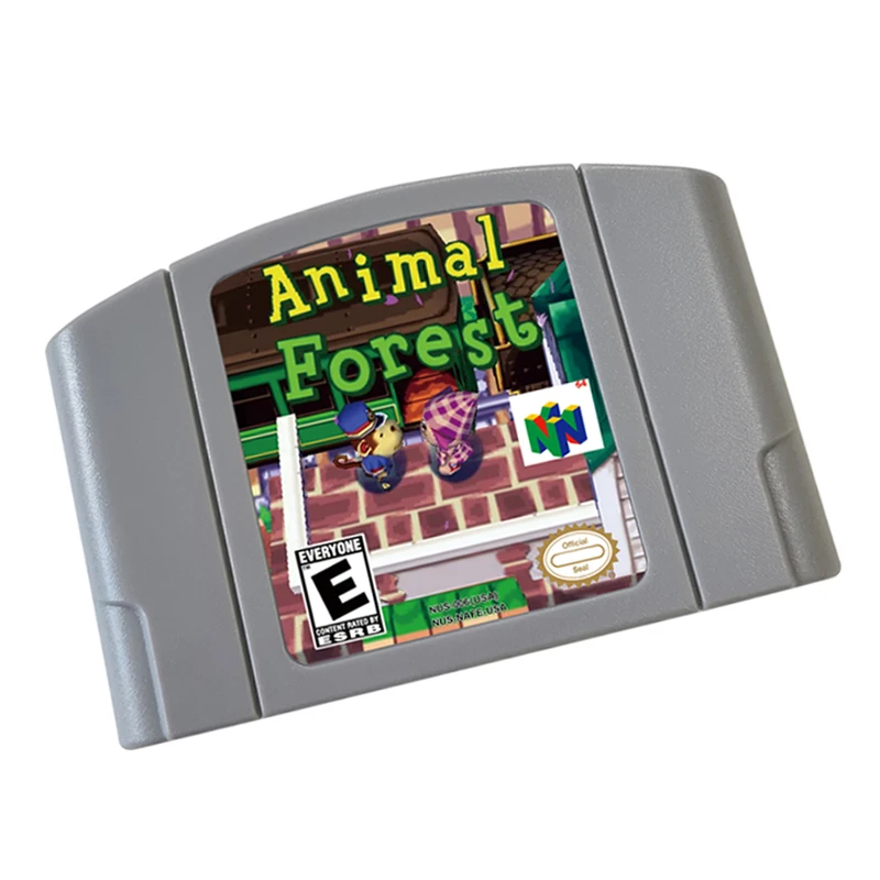 Game Cartridge For Animal Forest N64  Game Cartridge  Compatible Fond memories of childhood