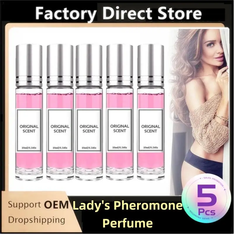 5Pcs Pheromone Solid Perfume Long Lasting Spray Flirting Encourage Dating Fragrant Scent Moisturizing the skin Flirting