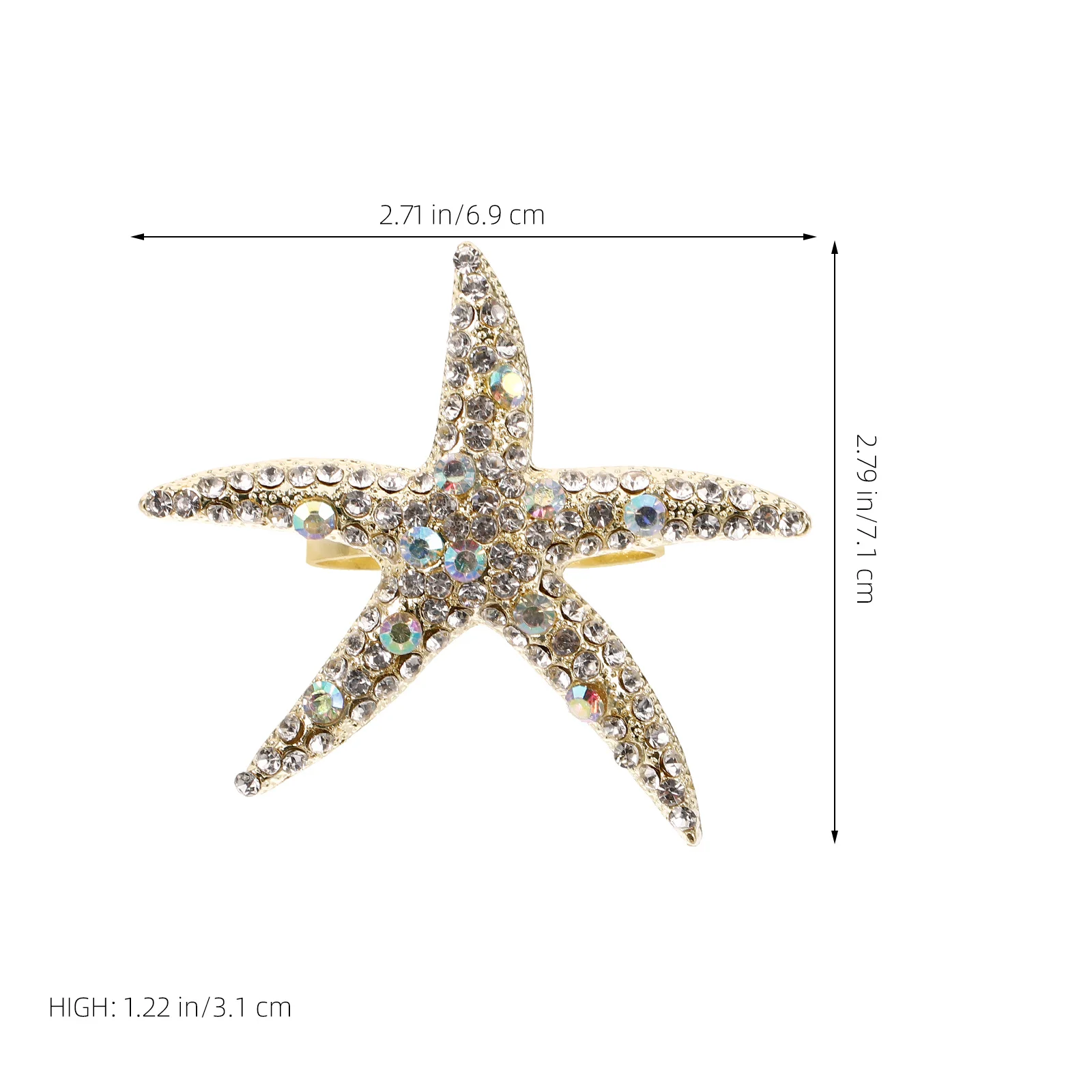 

4Pcs Napkin Buckles Creative Metal Napkin Rings Exquisite Tableware Accessories for Dinner Party Hotel Decor