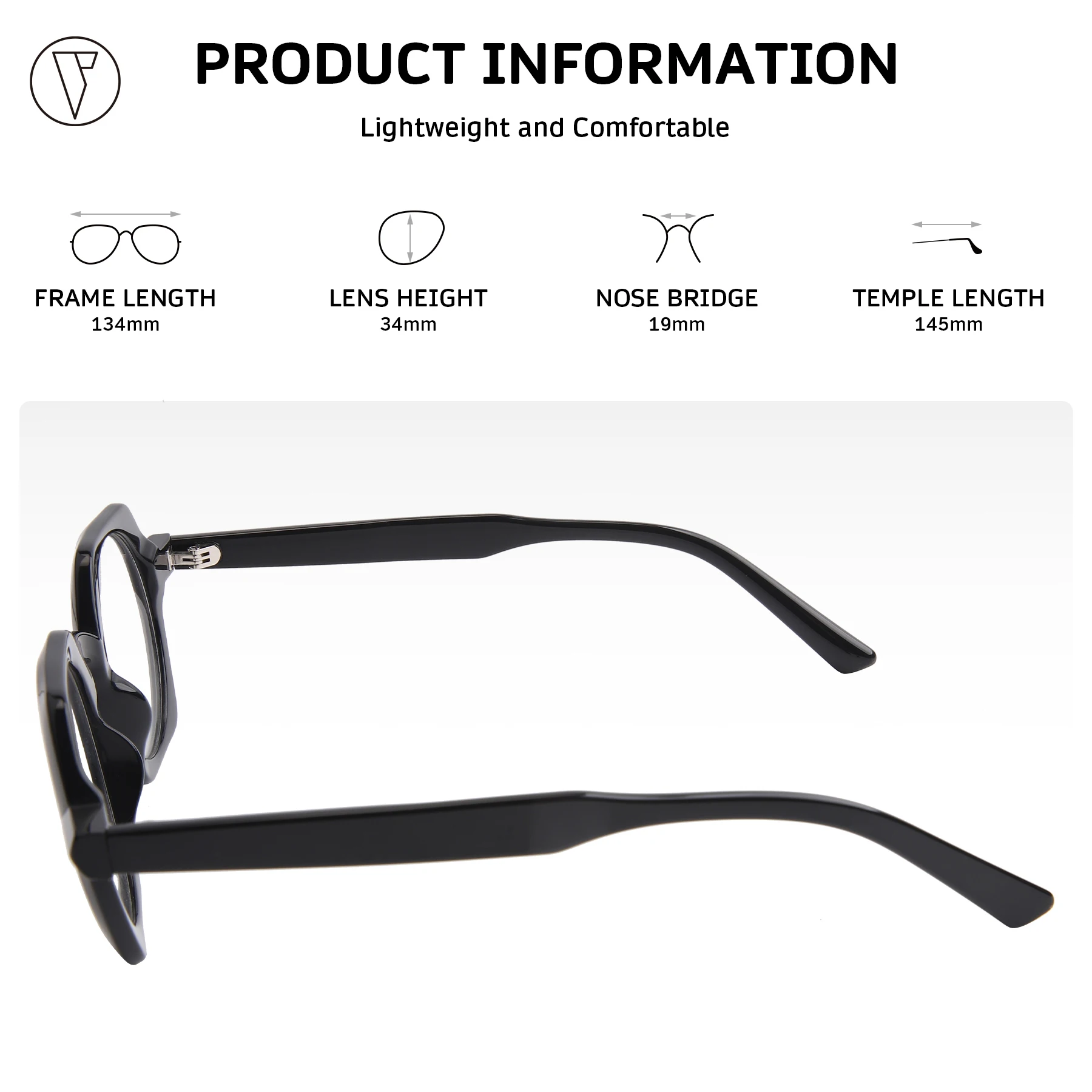 ONDEX Custom Prescription Sunglasses/Eyeglasses,Stylish UV400 Polarized Lenses,Photochromic Lens,Personalized Power-1.00 to-8.50