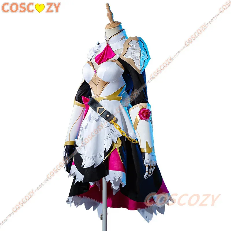 

qq681Genshin Impact Knights Костюм горничной Полный комплект платья Косплей Noelle