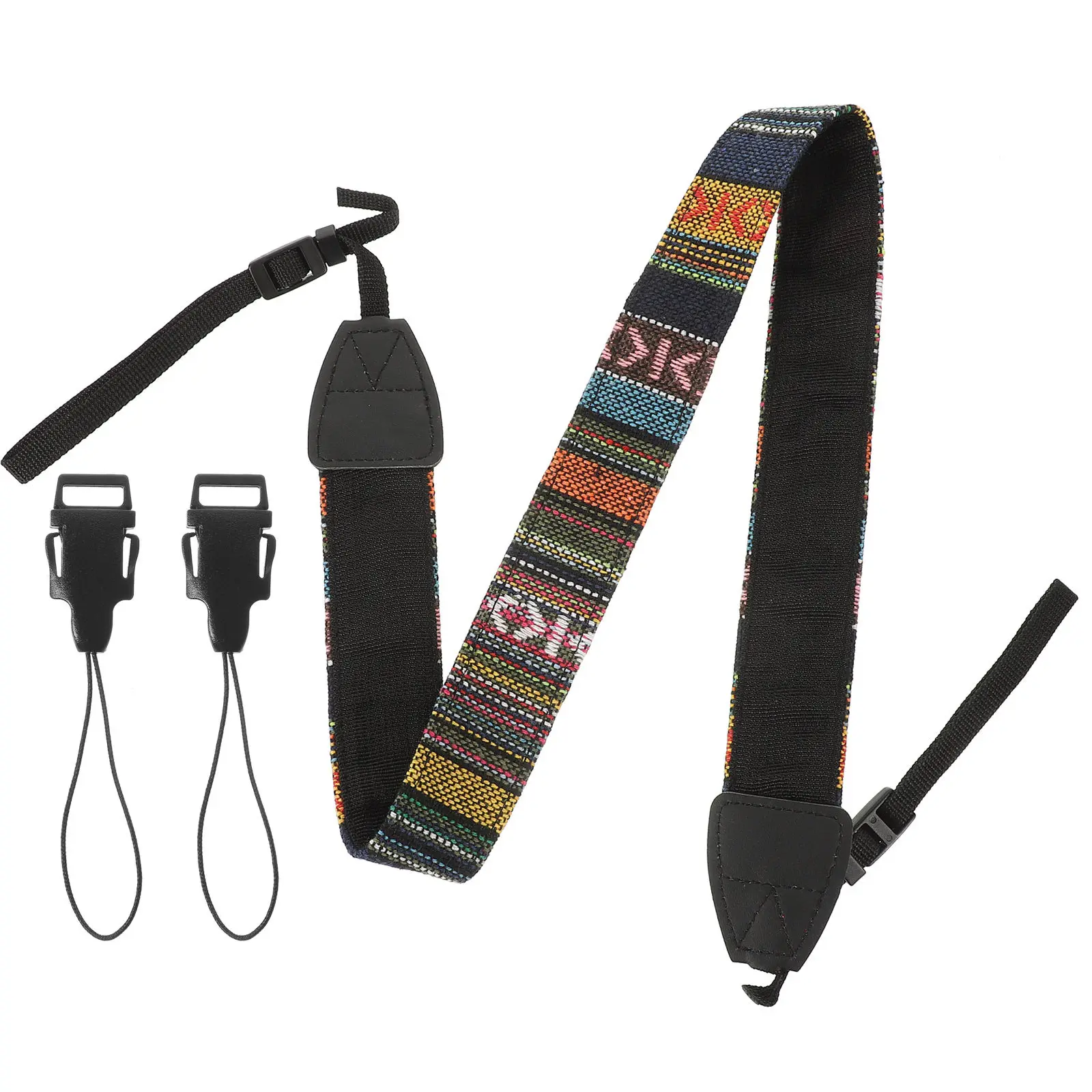 1Pcs Adjustable Camera Shoulder Strap Premium Silk Material Comfortable Ergonomic Design for Travel Outdoor Photography