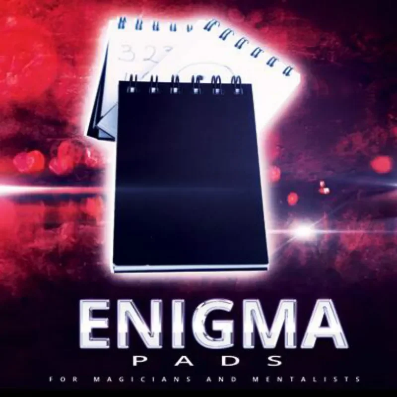 Enigma Pad (3 Gimmick Pack ) By Paul R - Magic Tricks Close Up Magic PropsIllusions Mentalism,Prophecy Magician
