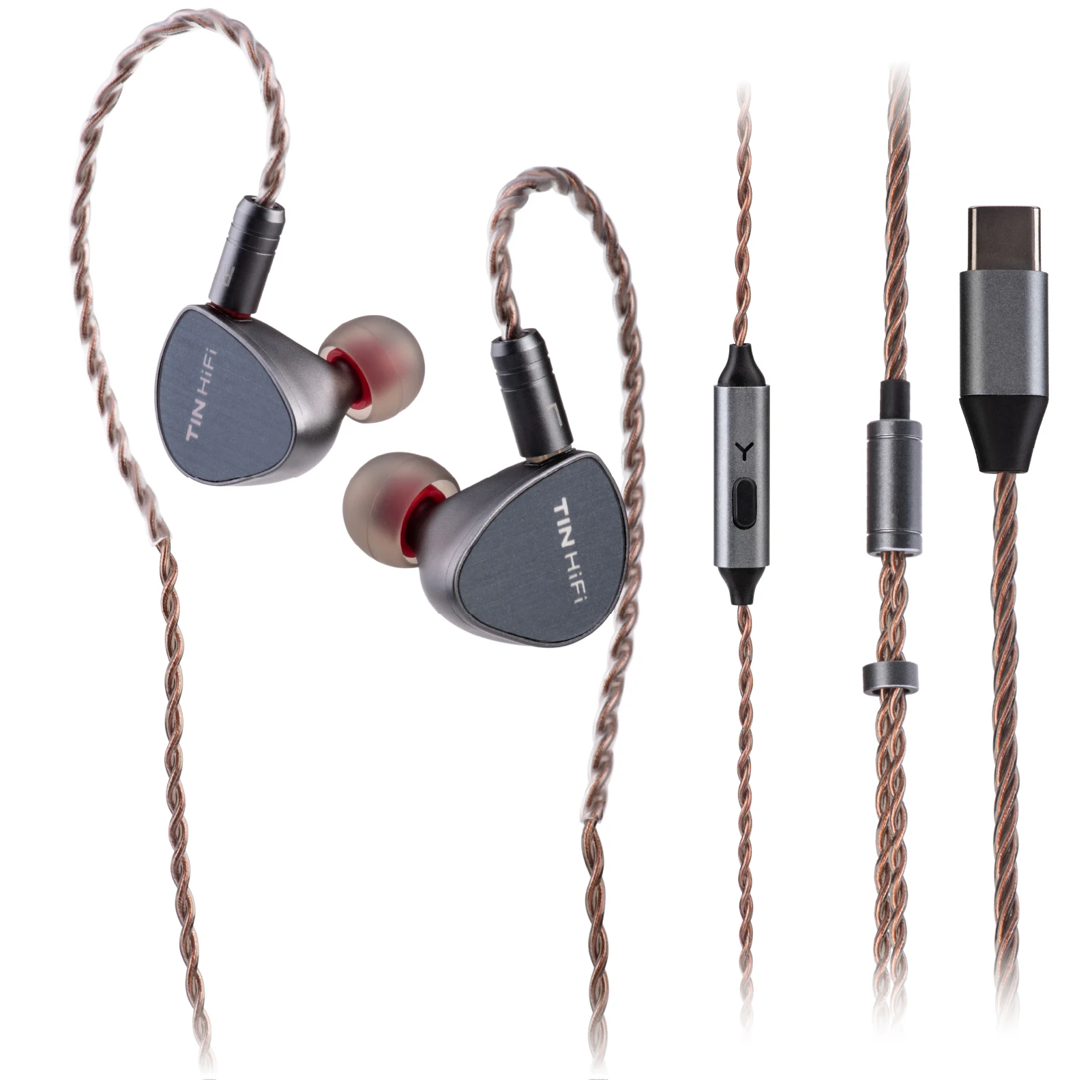 Tinhifi dudu in ohr monitore 13mm planarer magnet antrieb abnehmbare 2-polige schnitts telle kabel gebundener kopfhörer 3,5mm stecker hifi musik iem