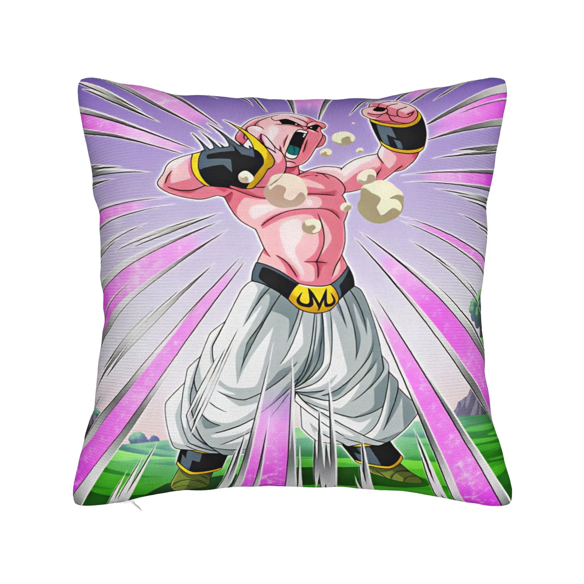 Pinks Monster  Pillow Cover Dragon-Balls Funny Pillow Case For Sofa Home Decoration Graphic Cushion Cover Birthday Present