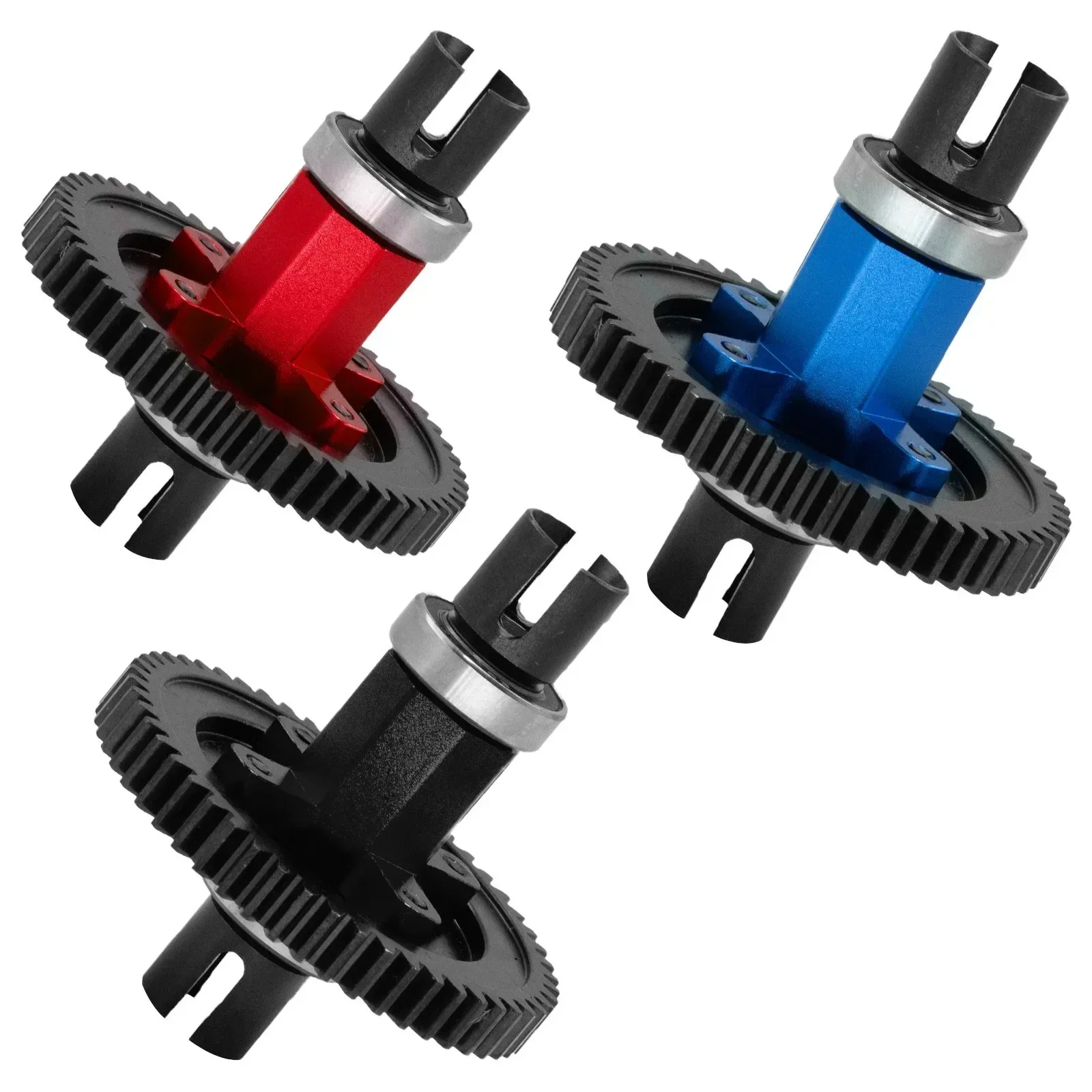 Metal 52t chinelo embreagem centro diferencial eixo reto-w170 para 4wd trenó 1/8 rc carro atualização peças acessórios