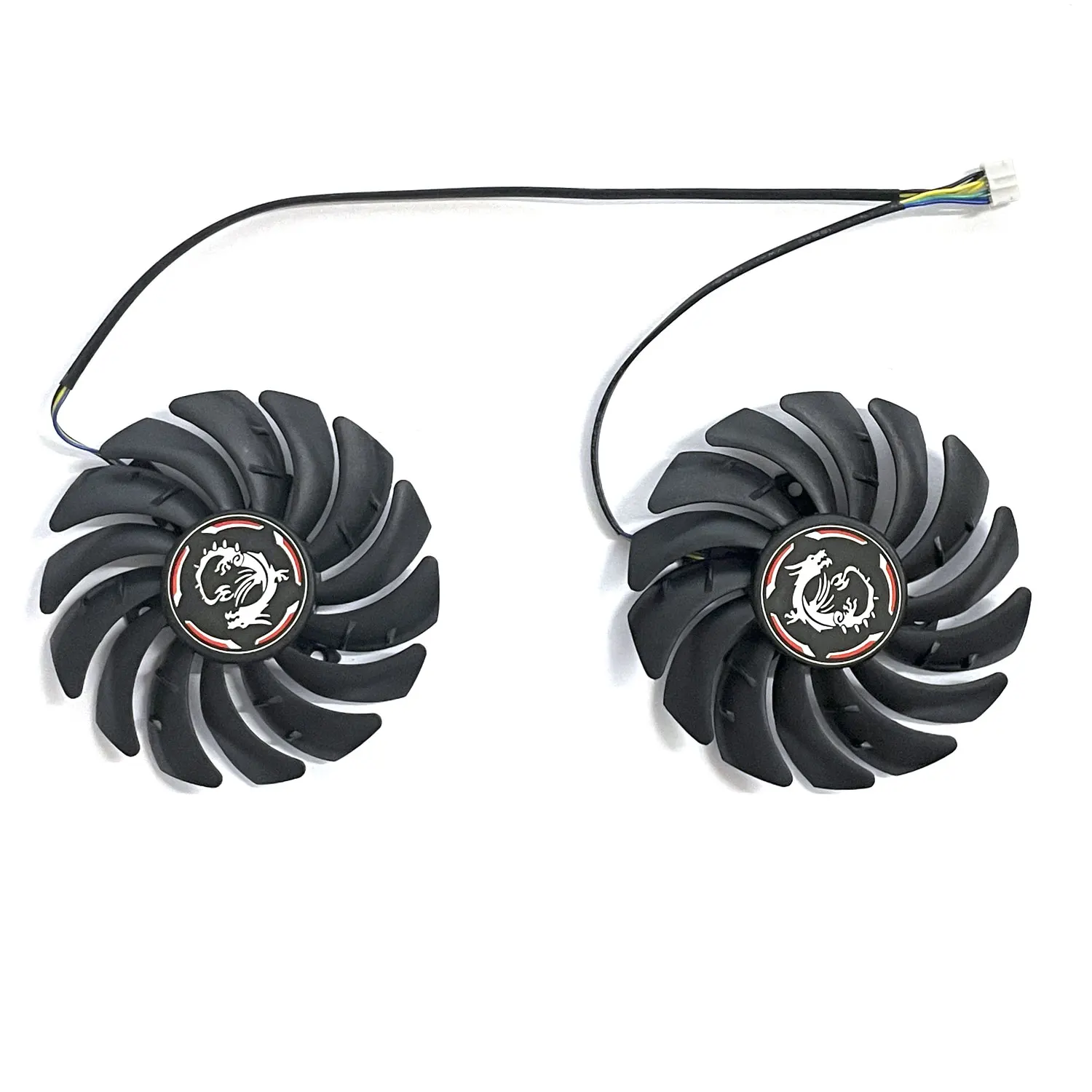 2Pcs/Lot PLD09210S12HH GPU Card Cooler Fan For MSI GeForce GTX 1650 Super 1660 1660Ti GAMING X Graphics Card Fan