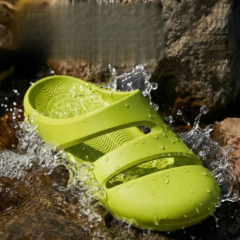 

Летние тапочки для пересечения ручьев рек 2026 года, с мягкой подошвой, нескользящие, подходят для пляжа, ванной комнаты и улицы, с закрытым носком