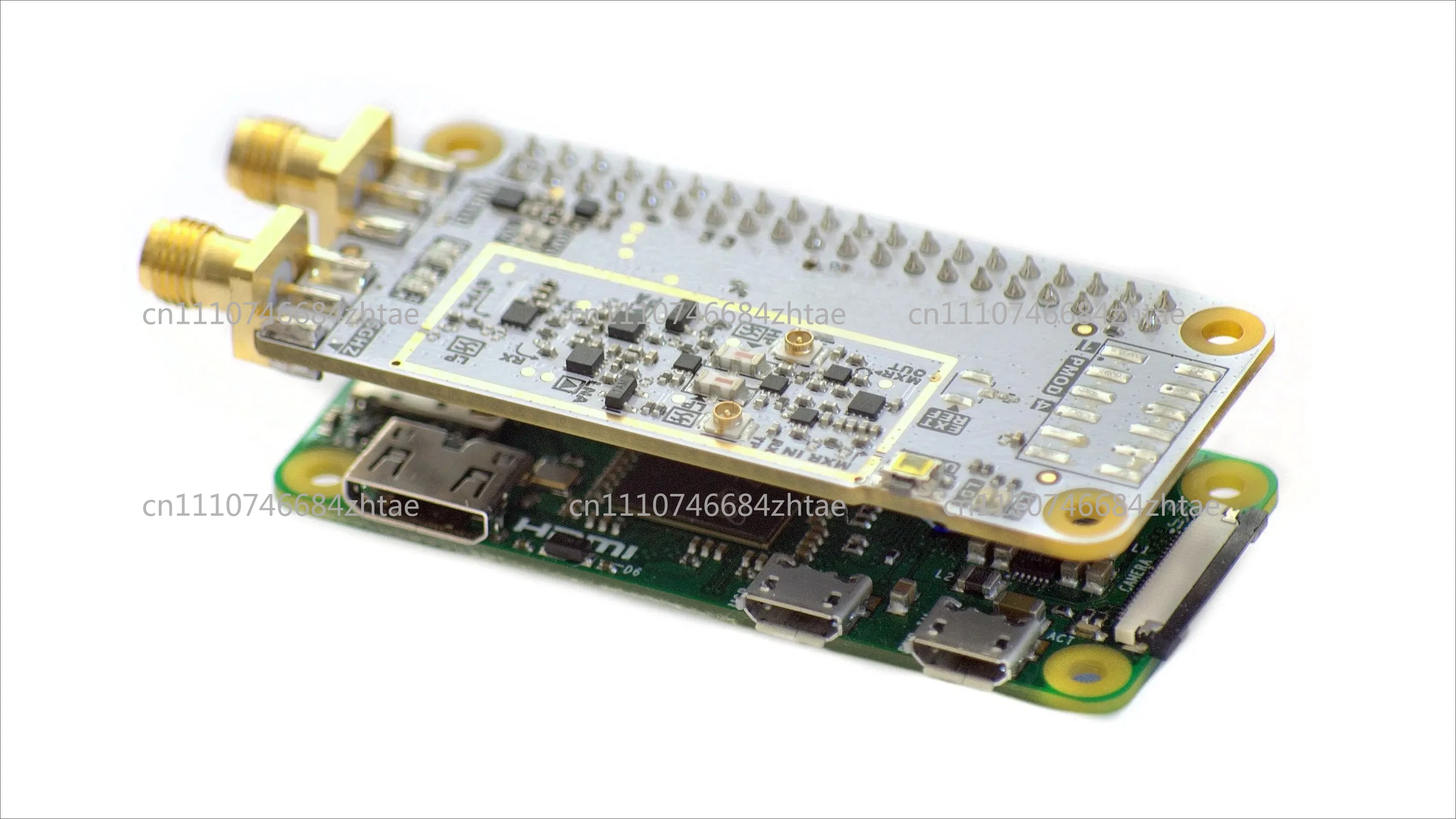 Fully Open Source SDR Hat, 6 GHz Full Duplex Dual Channel for Raspberry Pi, CaribouLite Software Defined Radio Board