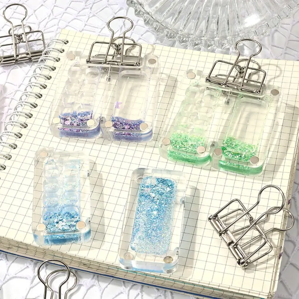 

Portable Acrylic Watercolor Paint Palette Magnetic Quicksand Paint Pigment Box Foldable with Clip Empty Paint Box Outdoor