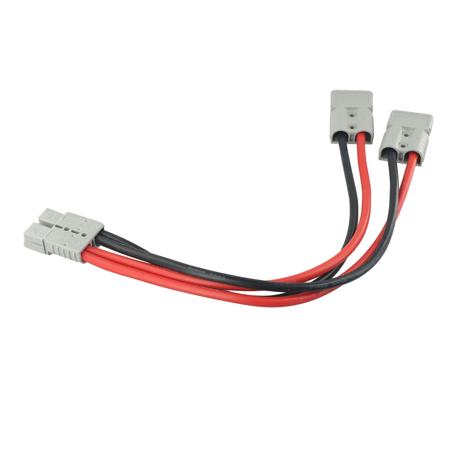 To Dual Y Adapter Plug Connector For Anderson Plug RVs 120A 6AWG Automotive Cable Connect Circuits Connect Devices