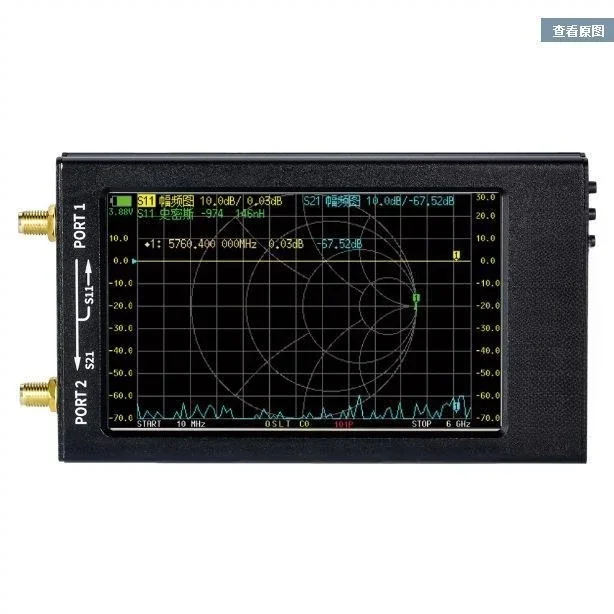 

Векторный анализатор цепей V3 1M-6G с 4,3-дюймовым экраном для HF, VHF, UHF, SHF диапазонов