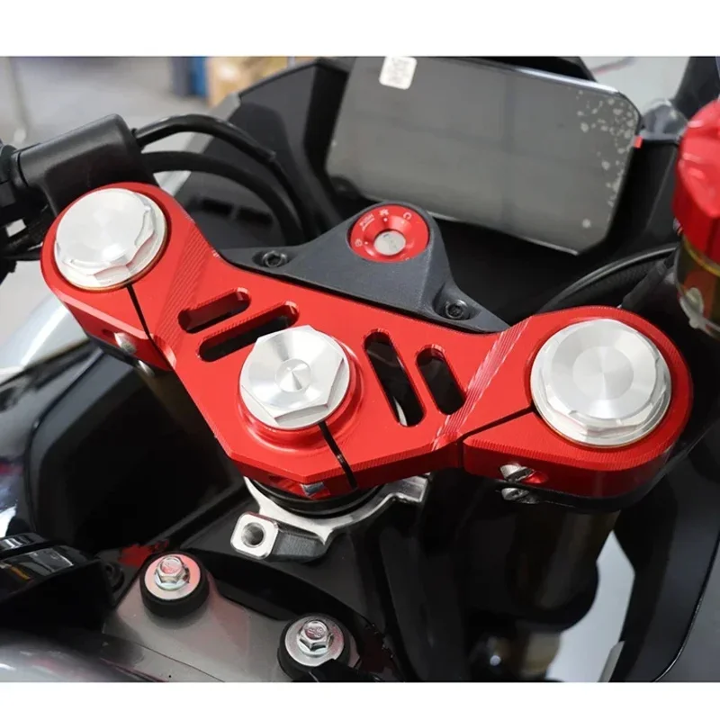 For Cfmoto 450SR single and double rocker arm modified upper connecting plate decorative connecting plate