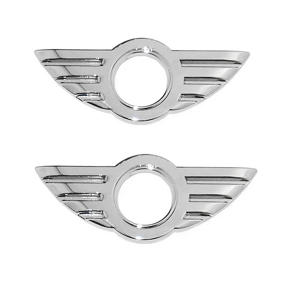 2つのドアピンロックの翼,エンブレム,BMWミニコーパークラブマン用の装飾ステッカー