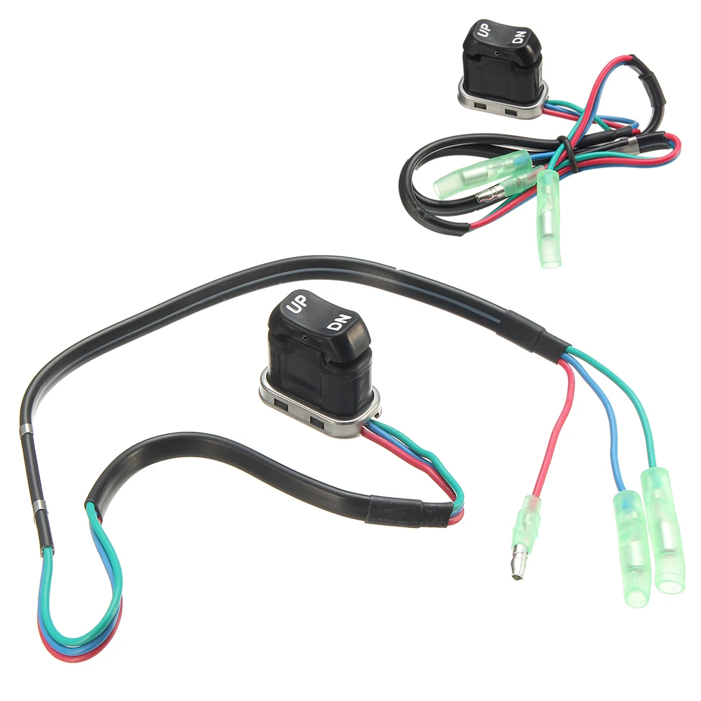 

Assembly Tilt Trim Switch 703-82563-02-00 Trim Tilt Control 703-82563-01-00 for Yamaha Engine Outboard Motor Remote Controller