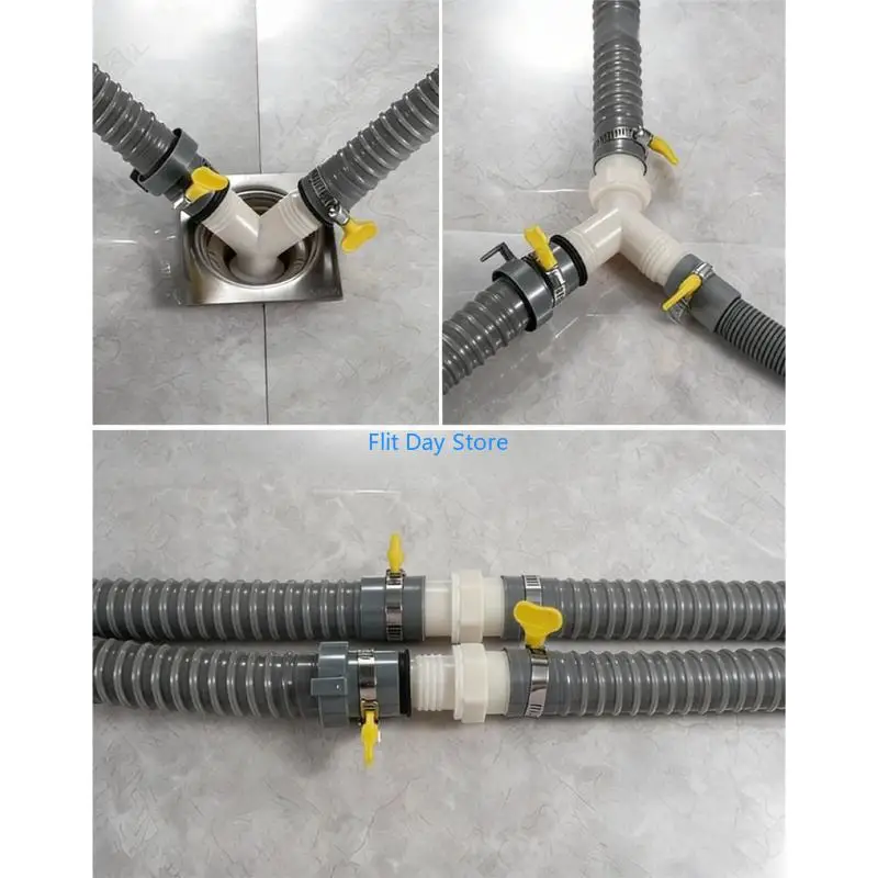 F92C Y Washing Machine Drain Connector Plastic Waterproof Adapter For Bathroom