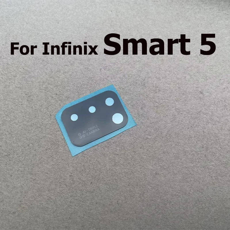 

Rear Camera Lens Glass For Infinix Smart 5 Back Glass Cover With Sticker Adhesive Replacement Parts