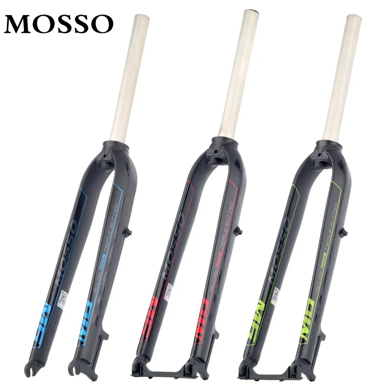 Mosso Fork M5L M6 M5 M5E M5EV M3 MTB Bike Fork Suitable for 26 27.5 29er Road Bicycle Fork v brake Front Forks Cone Gloss Matte