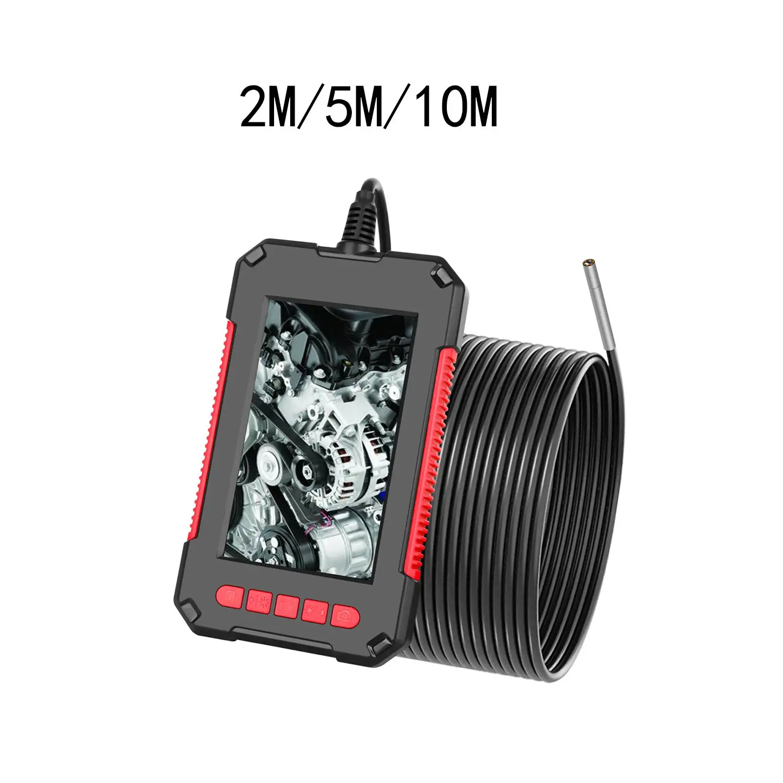 Premium Industrial Endoscope with 6 LED Lights IP67 Waterproof Snake Camera