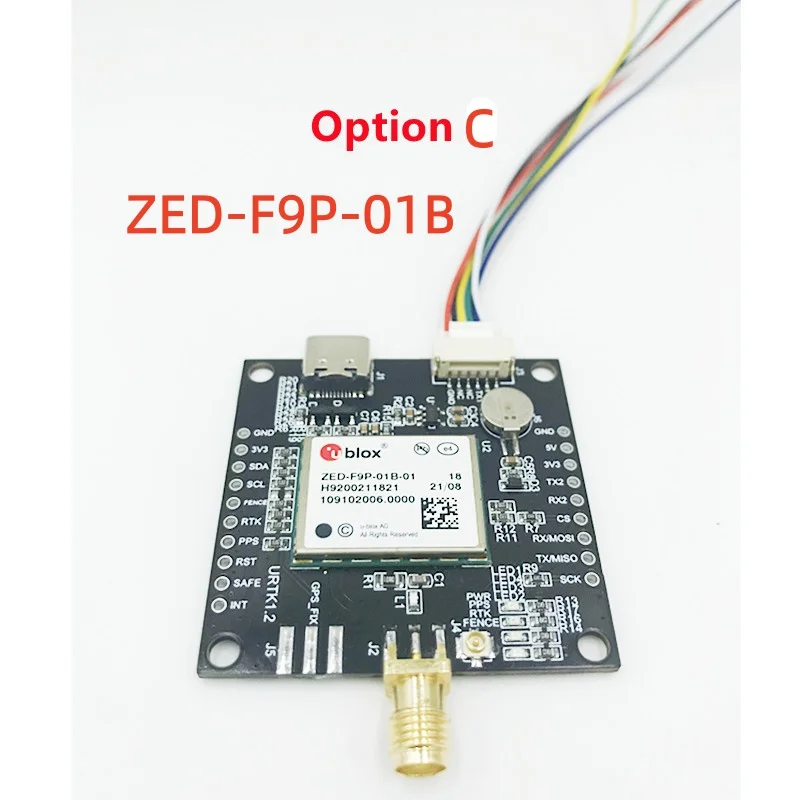 

ZED-F9P-15B 04B 01B -01 Отличная плата работает с последовательным интерфейсом I2C и SPI ESP32 управляет I2C