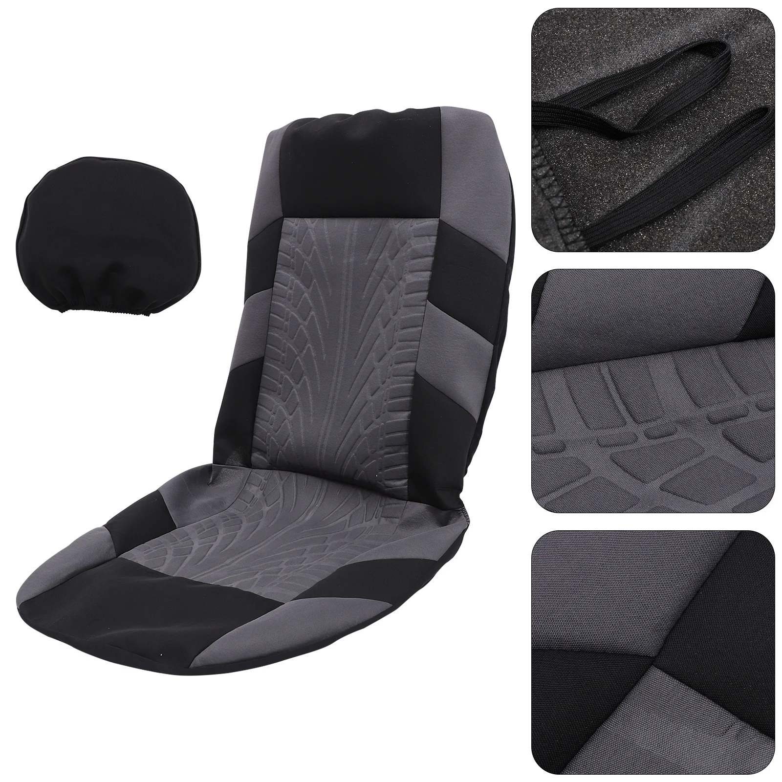 

1 set 1 Set Car Seat Cover Split Design Breathable Washable For Suv Truck Van Front Rear Auto Interior Covers Seat Protectors