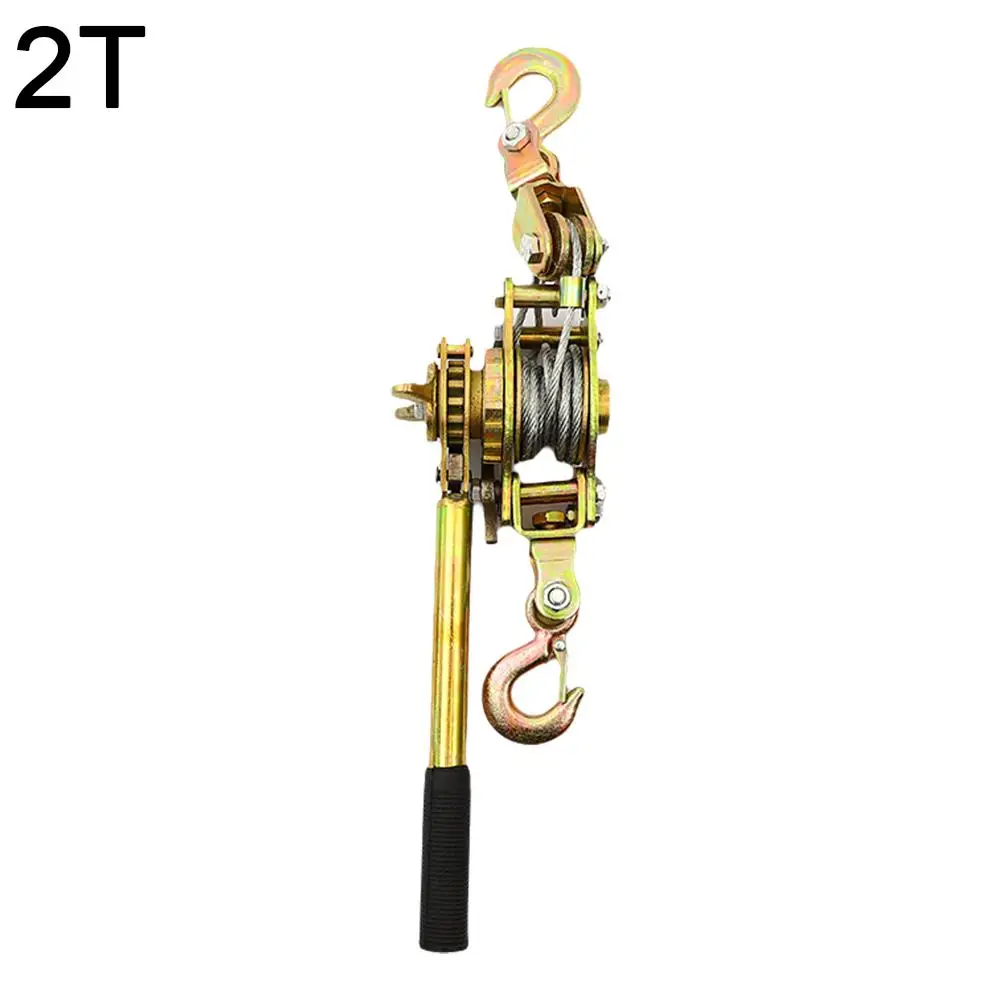 Rope Tightener Heavy Duty Cord Tightener Heavy Duty Lifting Pulley Manual Tensioner Wire Ratchet Tensioner Ratcheting Rope