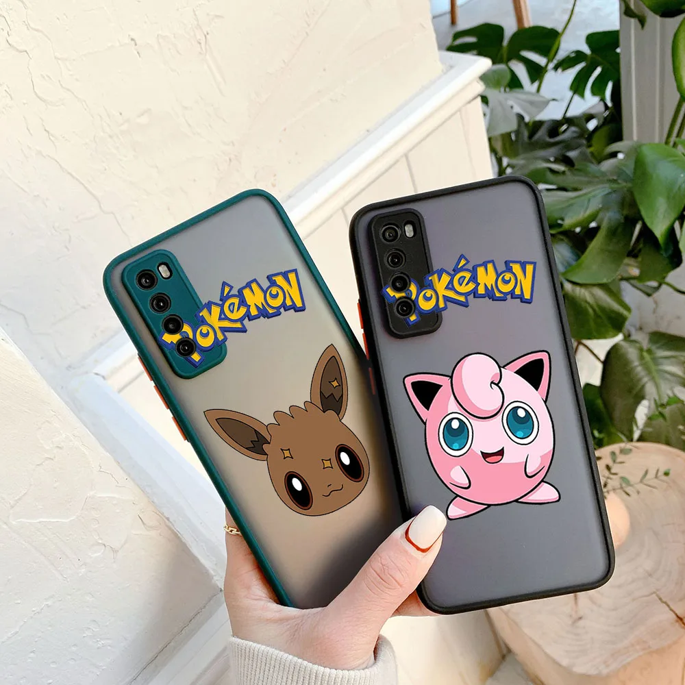 Casing ponsel tren baru, penutup belakang transparan Pokemon lucu untuk Xiaomi 14 13C Redmi Note 13 Poco X4 X5 X3 F3 C51 C50 C40 M5 Pikachu