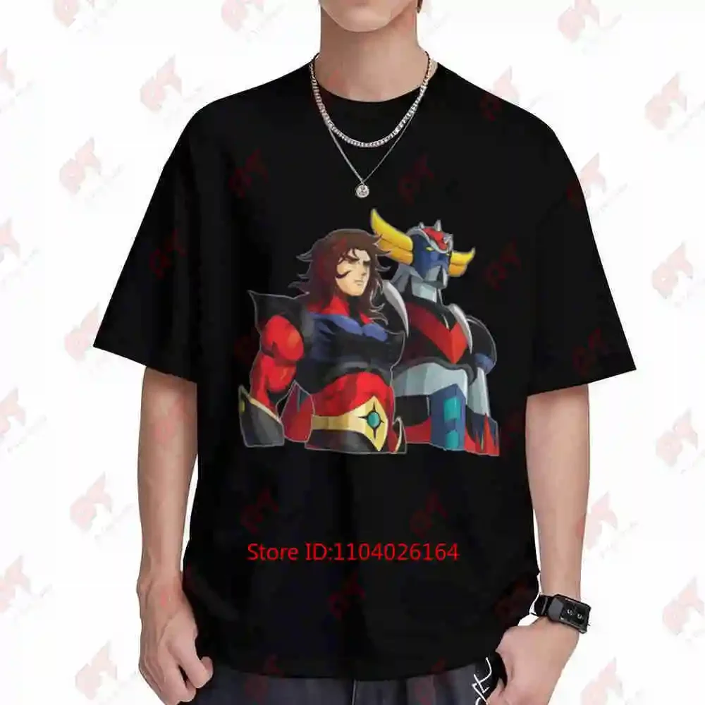 Actarus Goldrake Grendizer 80S Short Sleeve Tee 100% Cotton T-Shirt