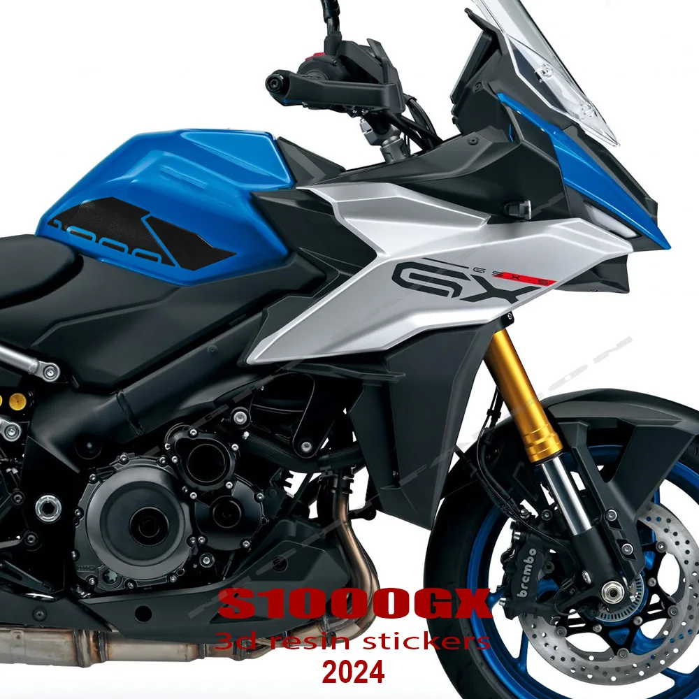 2024 S1000GX 3D Stickers for GSX-S1000GX 2024 Motorcycle Accessories Tank Side Protectors