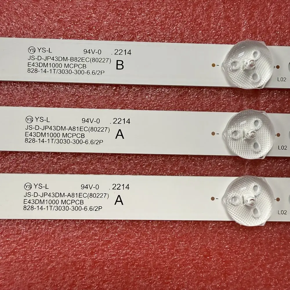 شريط LED لـ D43-M30 منقطع النظير 4330 SW-LED43BA201 BBK 43LEX-5043/FT2C 43LEX-5058/FT2C 43LEM-1043/FTS2C JS-D-JP43DM-A81EC