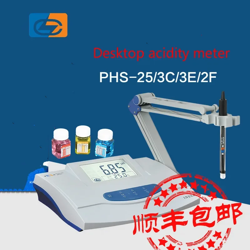 Shanghai Leici Desktop Ph Meter Tester Phs-25 Phs-3c-3e-2f Laboratory Ph Value