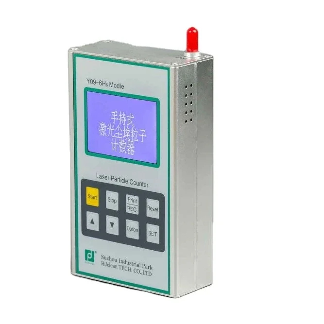 ISO5 High quality handheld laser suspend dust particle counter particle diameter channel six channels particle counter