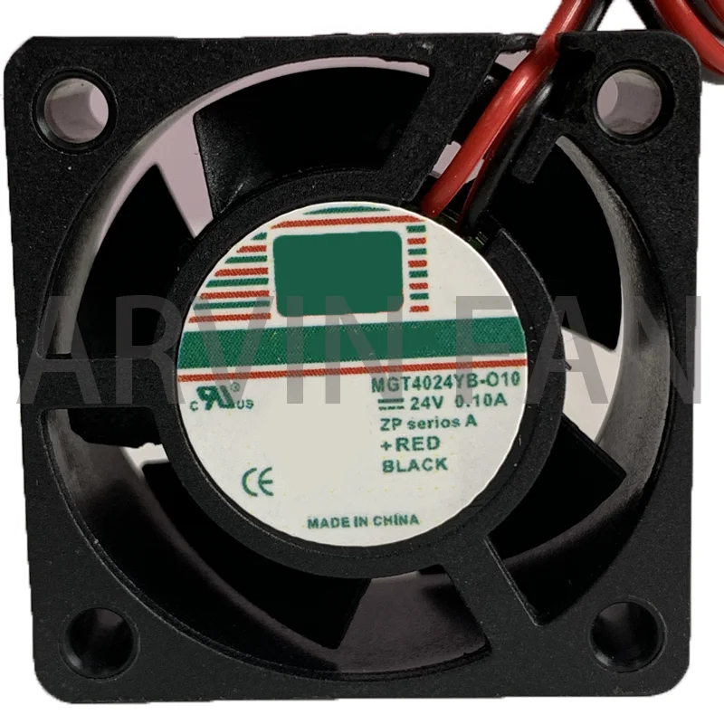 

Original Magic MGT4024YB-O10 DC 24V 0.10A 40x40x10mm 3-wire Server Cooling Fan