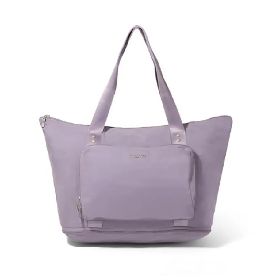 

Carryall Expandable Lightweight Travel Tote 22 Packable Folding Compact Nylon Washable Weekender w/Luggage Sleeve