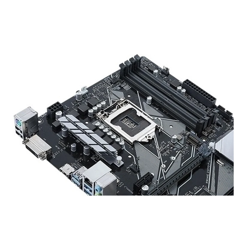 Intel Z370 Z 370P Prime Z370-P Moederbord Gebruikt Originele Lga 1151 Lga1151 Ddr4 64Gb Usb2.0 Usb3.0 Sata3 Desktop Moederbord