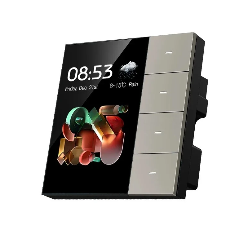

3.5 inch multi-function wireless remote control 4 sets of wall switches