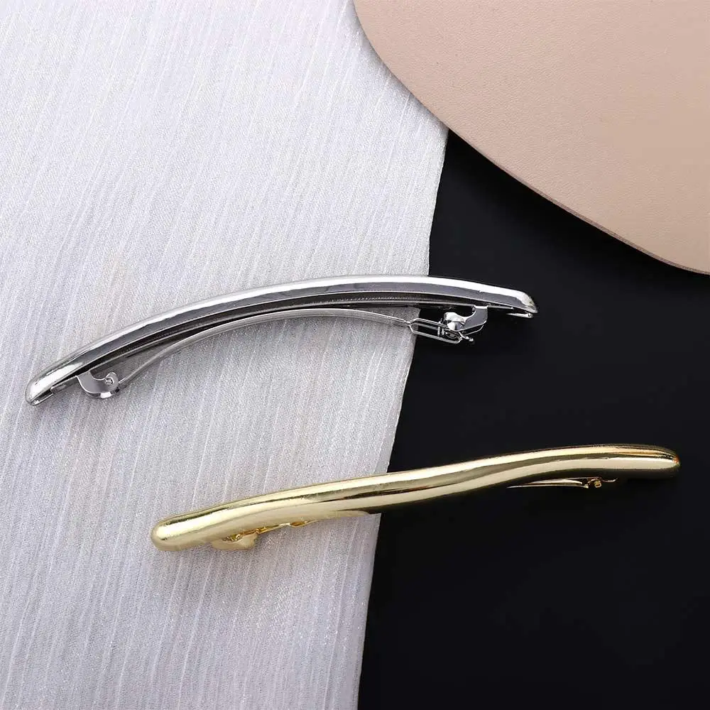 Metal Spring Clip Side Clip Horizontal Clip Simple Hair Clip Women Hair Accessories Korean Style Hair Wear Irregular