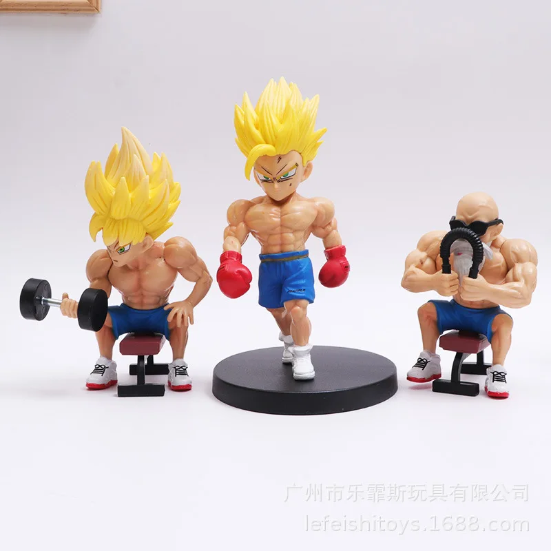 Figura de acción de Dragon Ball Z, figura Broly de 12cm, figura de Anime Broly de Fitness, estatua Super Broly, modelos de colección, juguetes nuevos